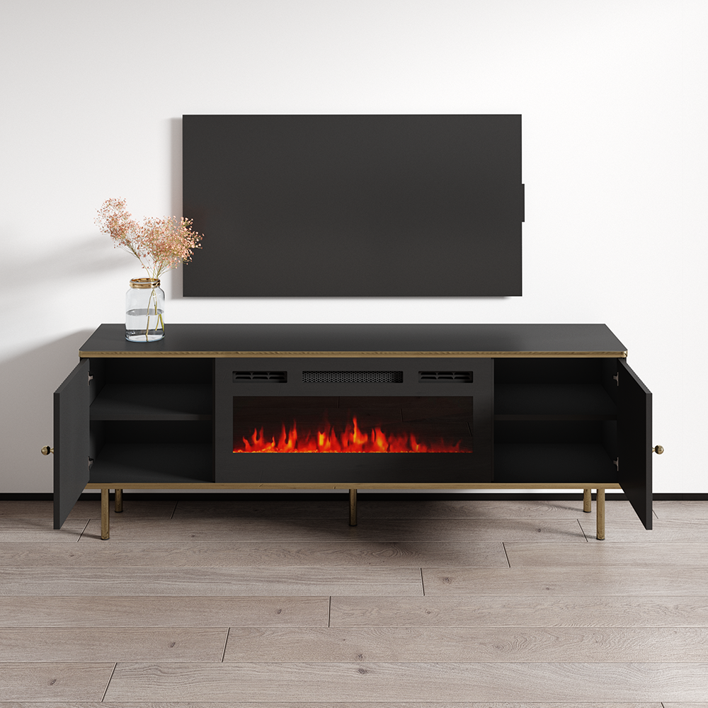 Camelia BL-EF Fireplace TV Stand