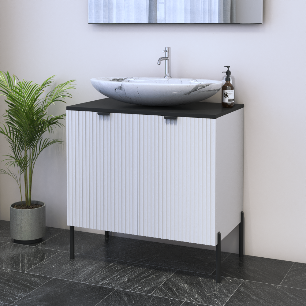 Nicole 2D 80 Floating Bathroom Vanity