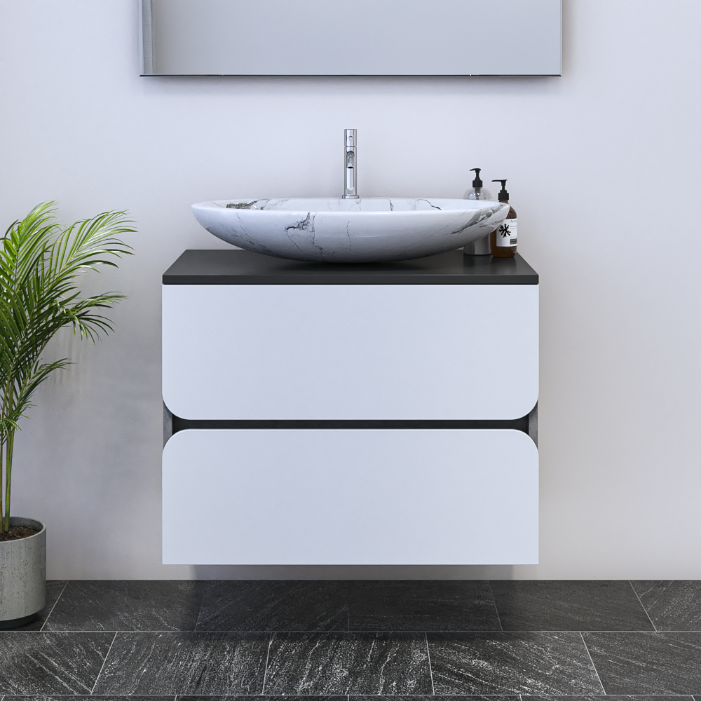 Azurro 2S 80 Floating Bathroom Vanity