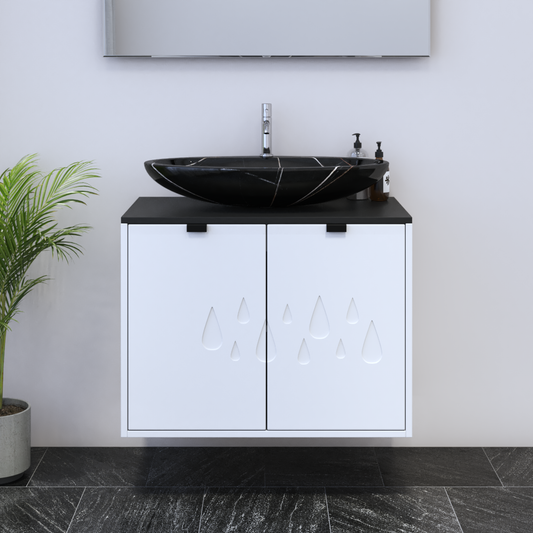 Teardrop 2D 80 Floating Bathroom Vanity