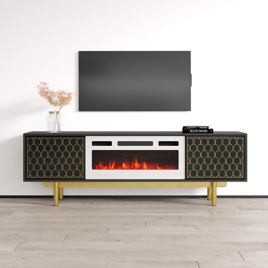 Karp WH-EF Fireplace TV Stand