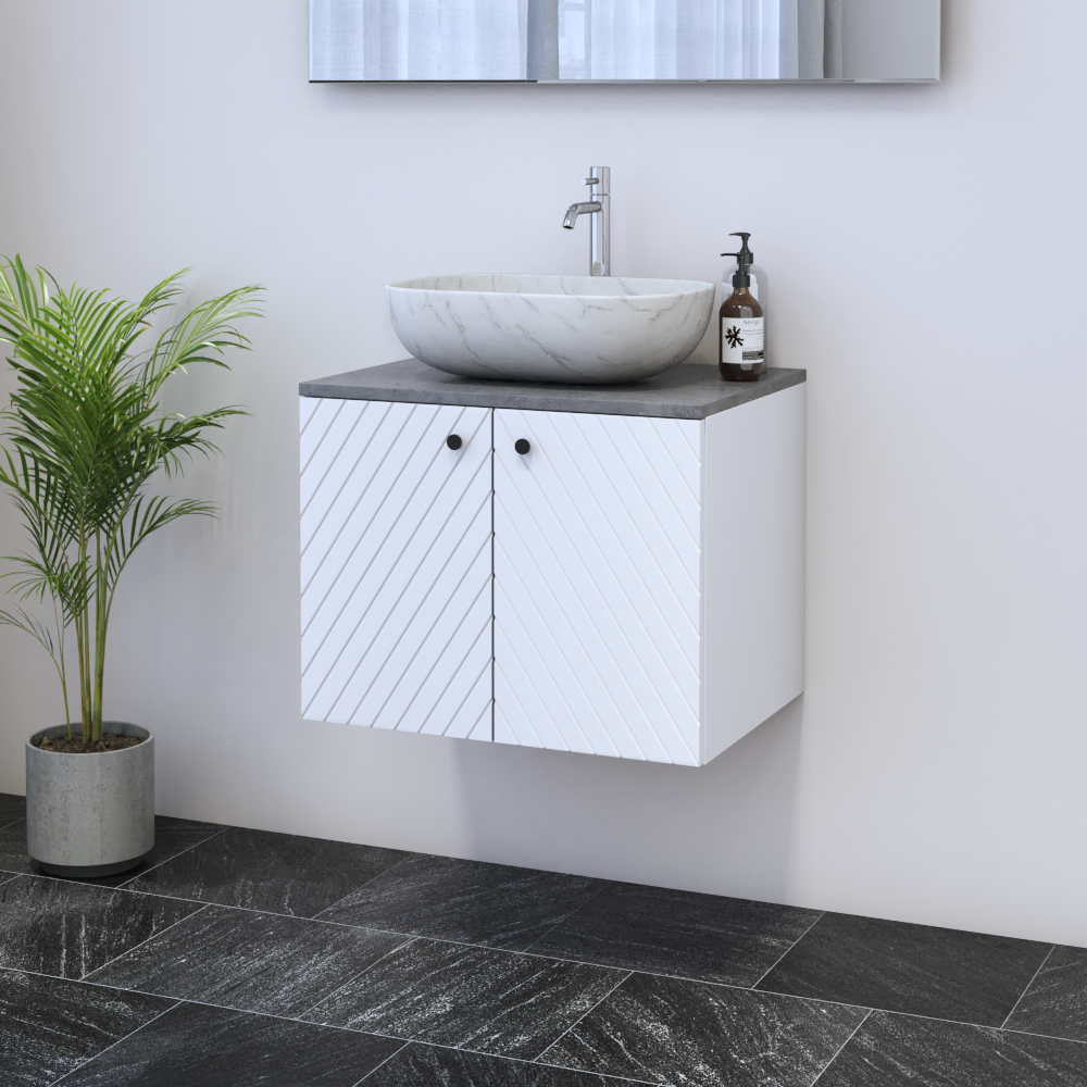 Avela 2D 60 Floating Bathroom Vanity