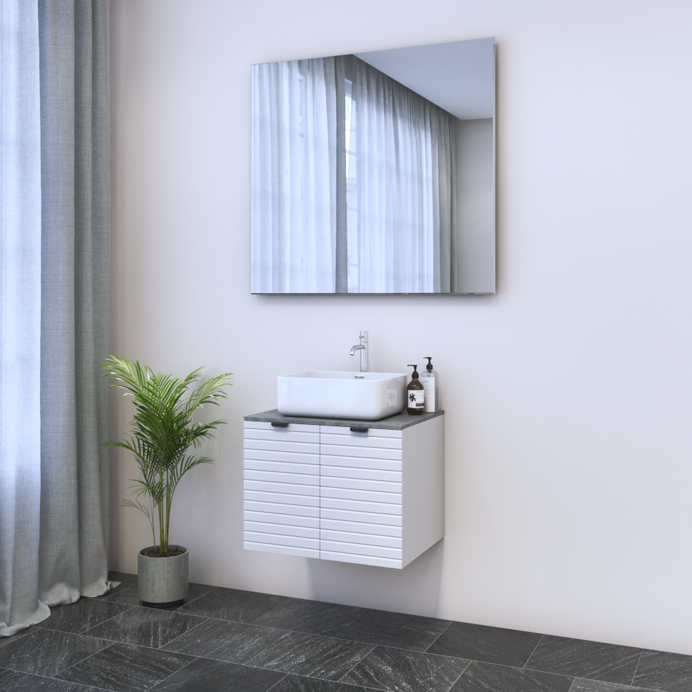 Capri 2D 60 Floating Bathroom Vanity