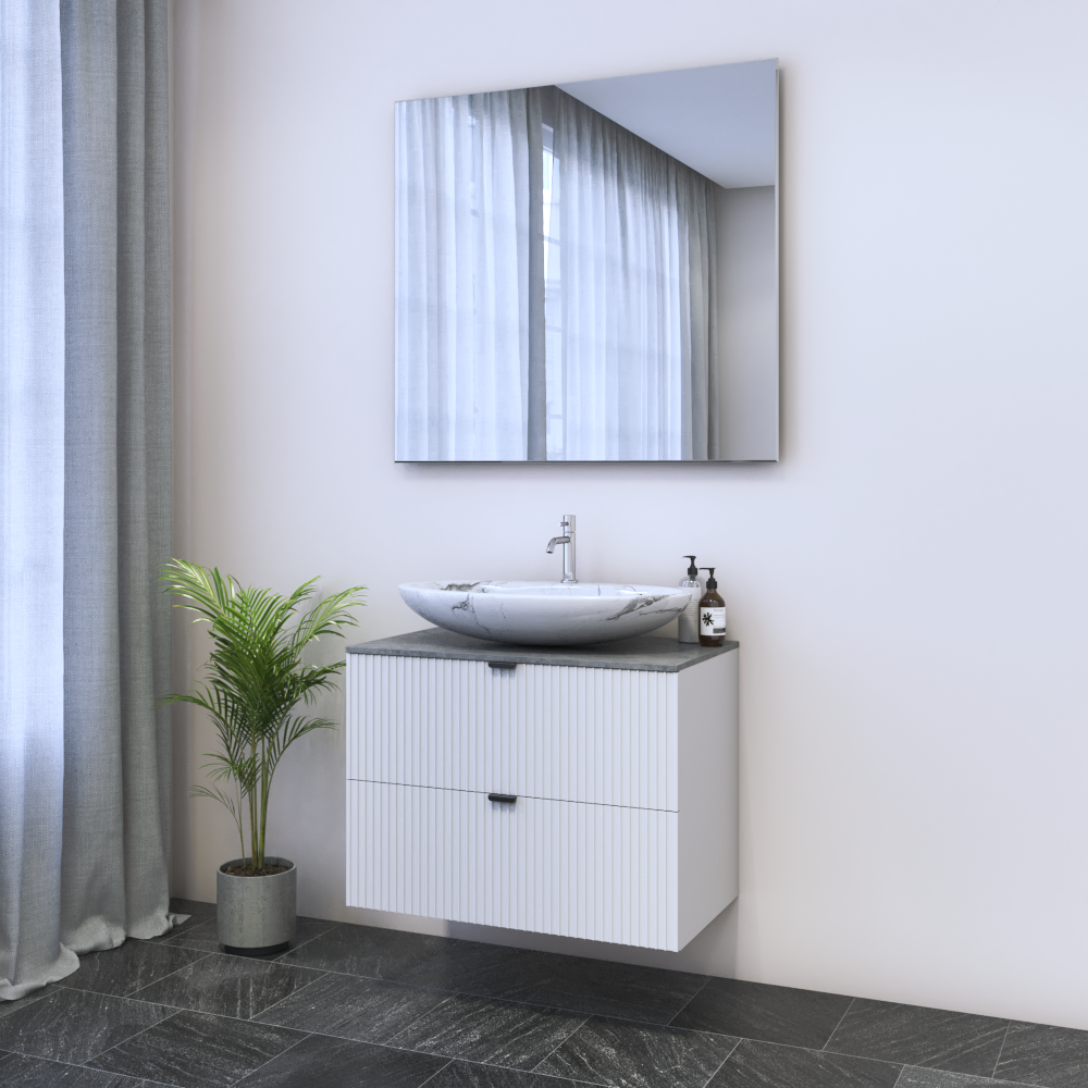 Nicole 2S 80 Floating Bathroom Vanity