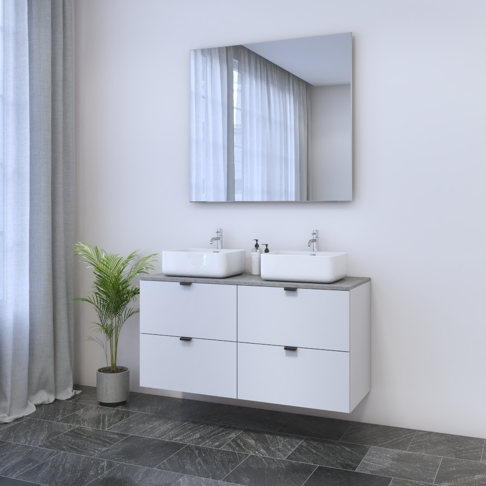 Ines 4S 120 Floating Bathroom Vanity