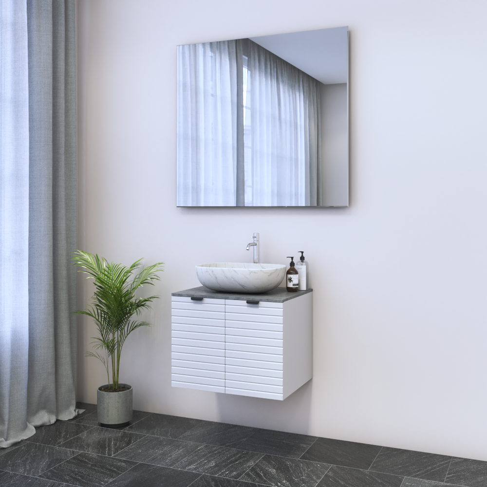 Capri 2D 60 Floating Bathroom Vanity