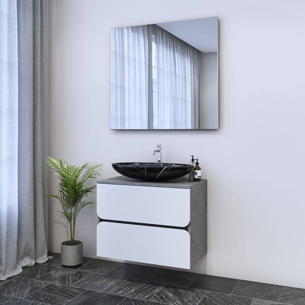 Azurro 2S 80 Floating Bathroom Vanity