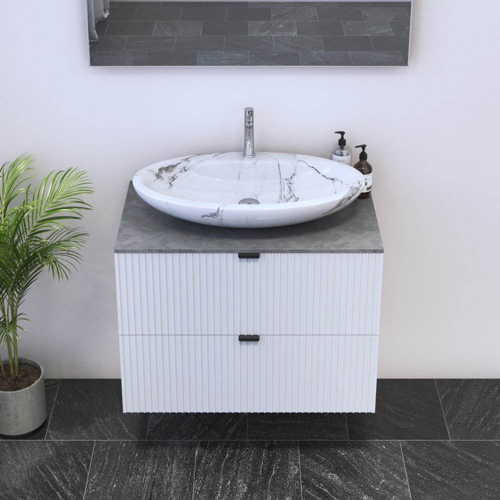 Nicole 2S 80 Floating Bathroom Vanity