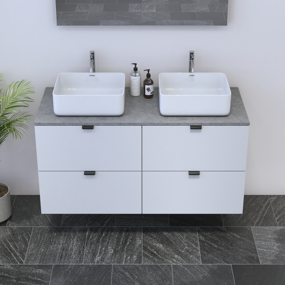 Ines 4S 120 Floating Bathroom Vanity