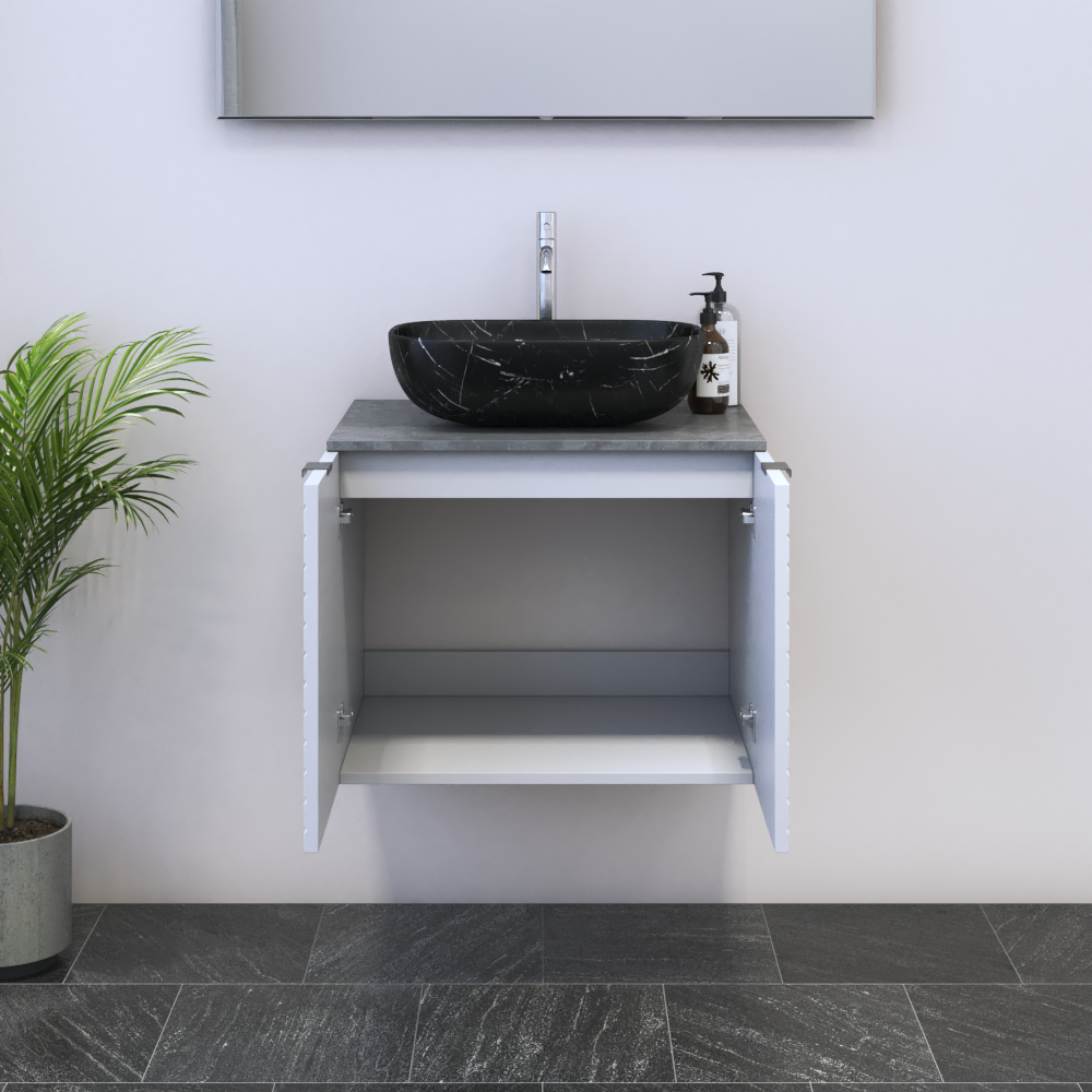 Capri 2D 60 Floating Bathroom Vanity