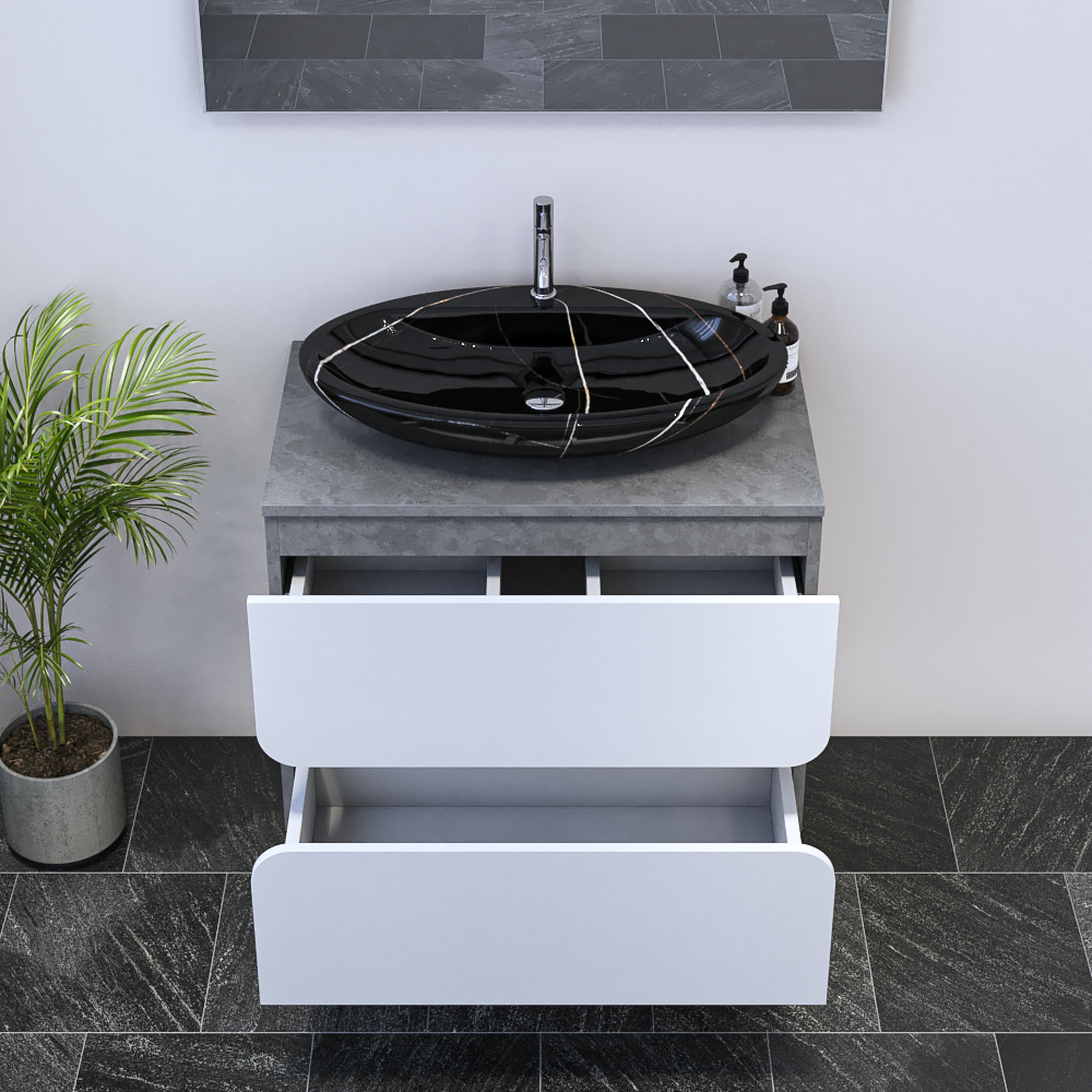 Azurro 2S 80 Floating Bathroom Vanity