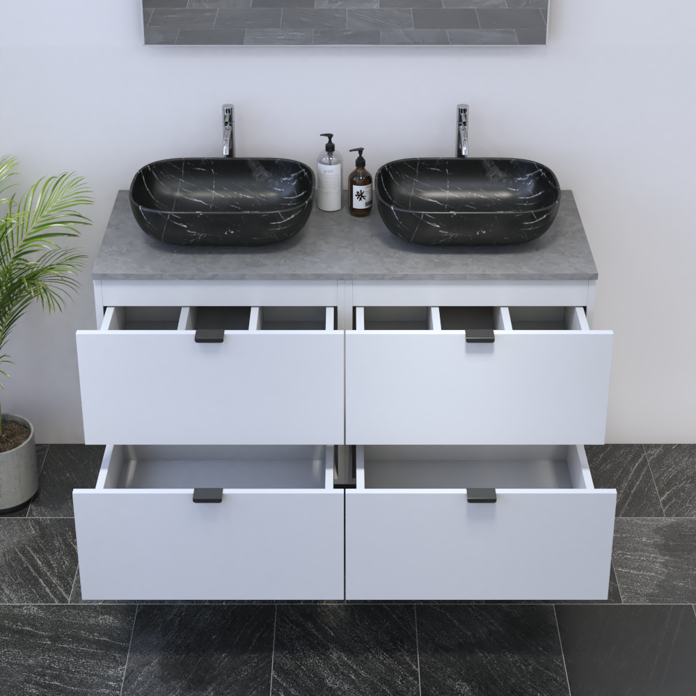 Ines 4S 120 Floating Bathroom Vanity