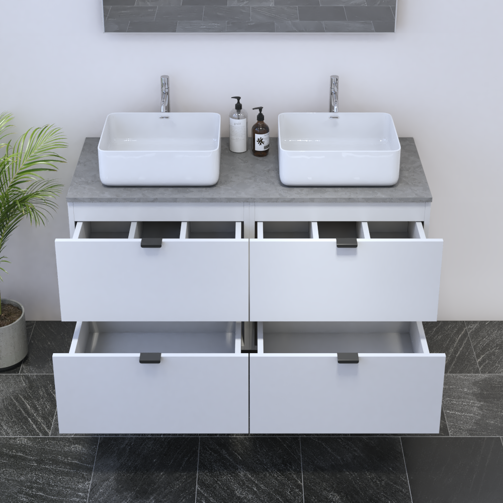 Ines 4S 120 Floating Bathroom Vanity