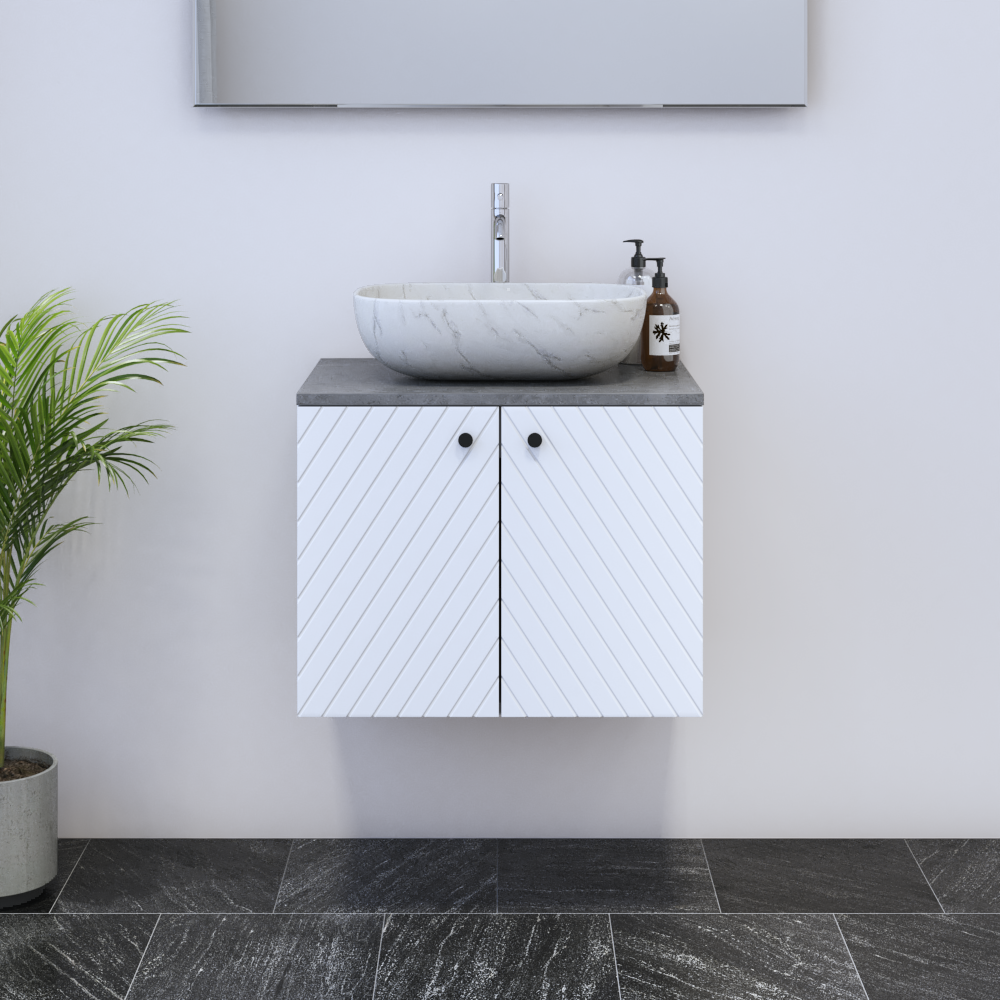 Avela 2D 60 Floating Bathroom Vanity