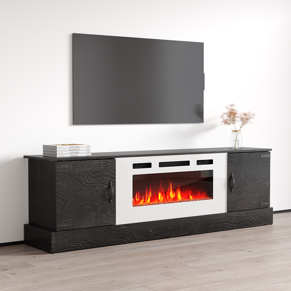 Carmen WH-EF Fireplace TV Stand