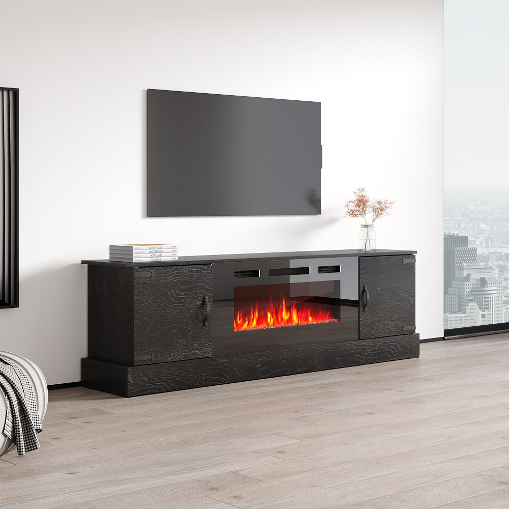 Carmen BL-EF Fireplace TV Stand