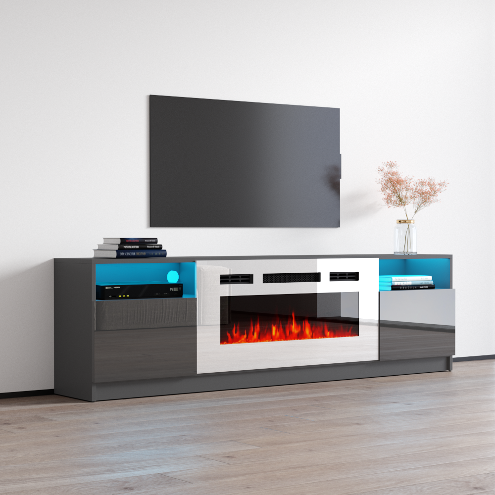 York WH02 Fireplace TV Stand