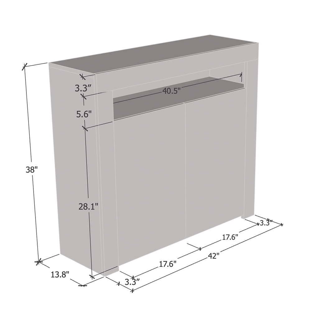 Milano 2D Sideboard