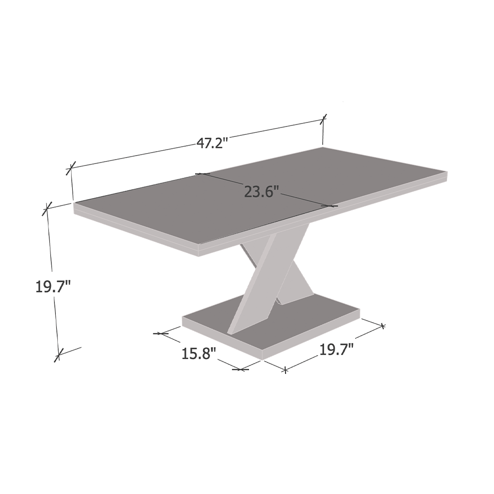 Cross Coffee Table