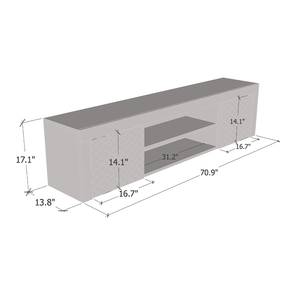 Dia 01 Floating TV Stand