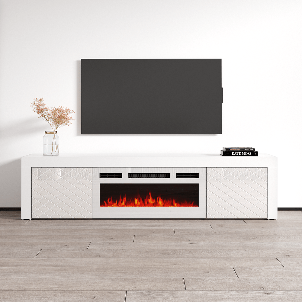 Dia WH-EF Floating Fireplace TV Stand