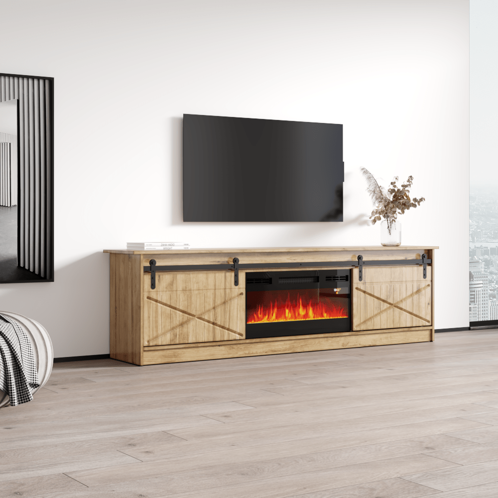 Granero BL-EF Fireplace TV Stand