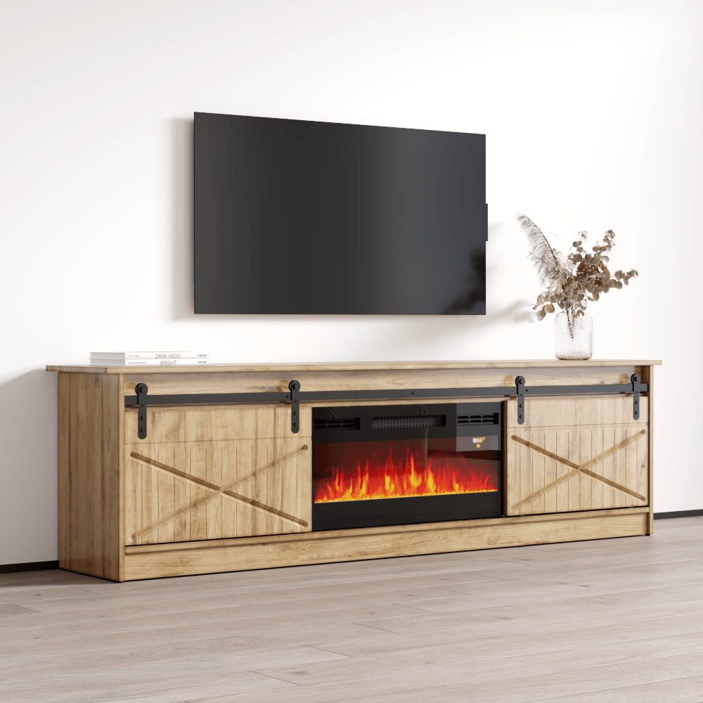 Granero BL-EF Fireplace TV Stand