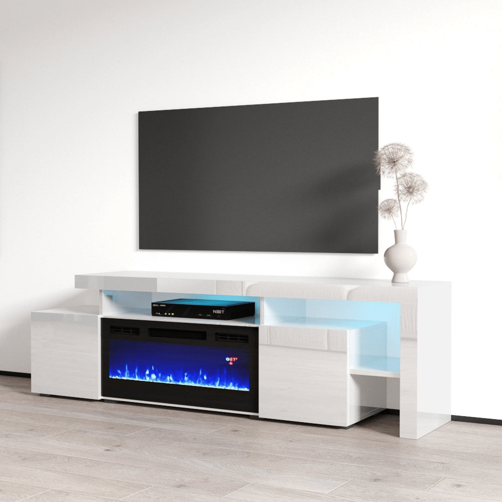 Inferno BL-EF Fireplace TV Stand