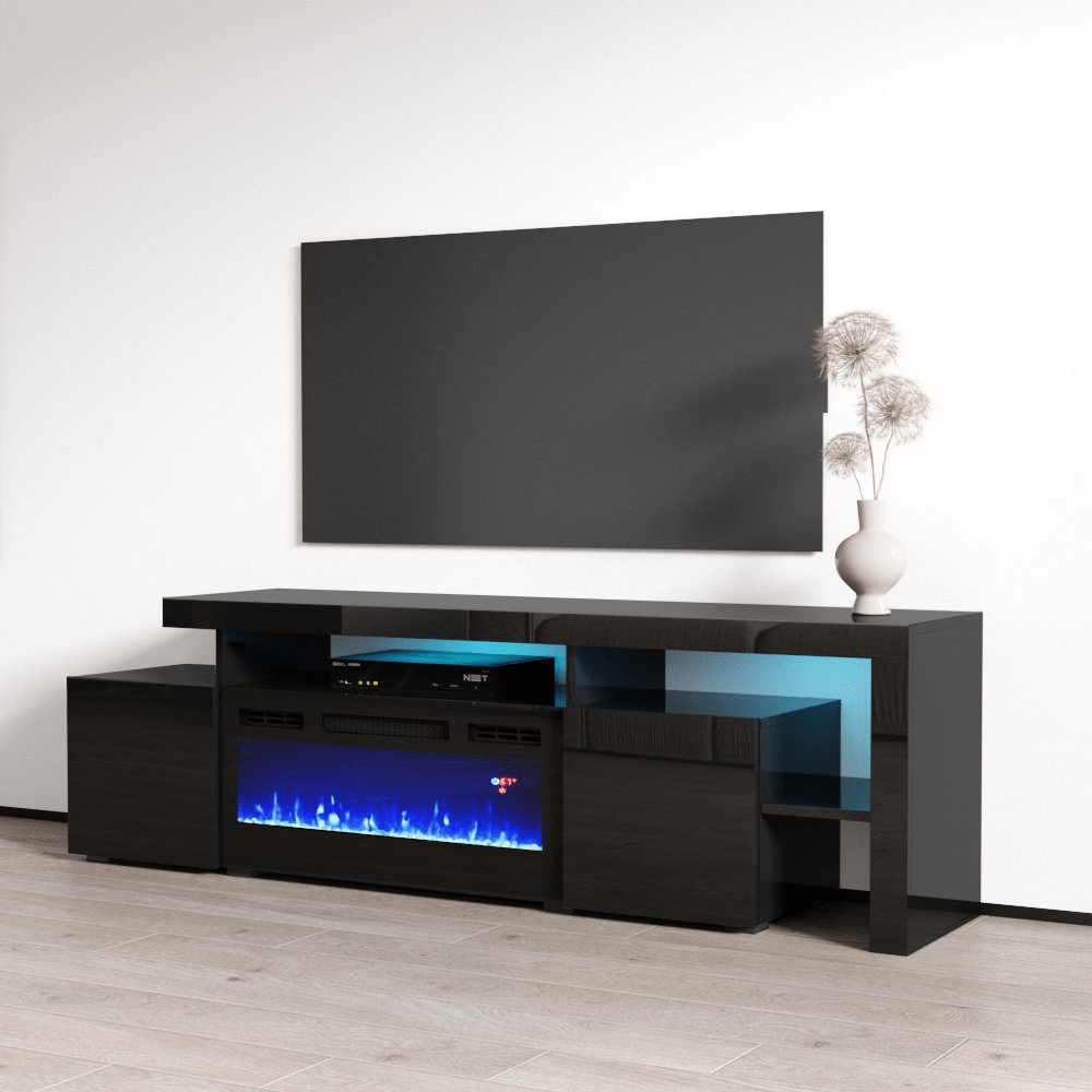 Inferno BL-EF Fireplace TV Stand