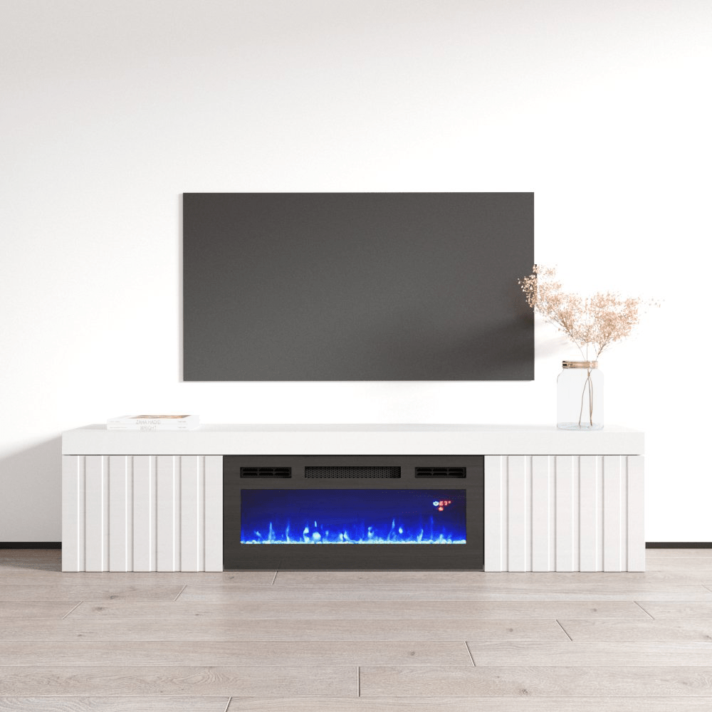 Knoxville BL-EF Floating Fireplace TV Stand