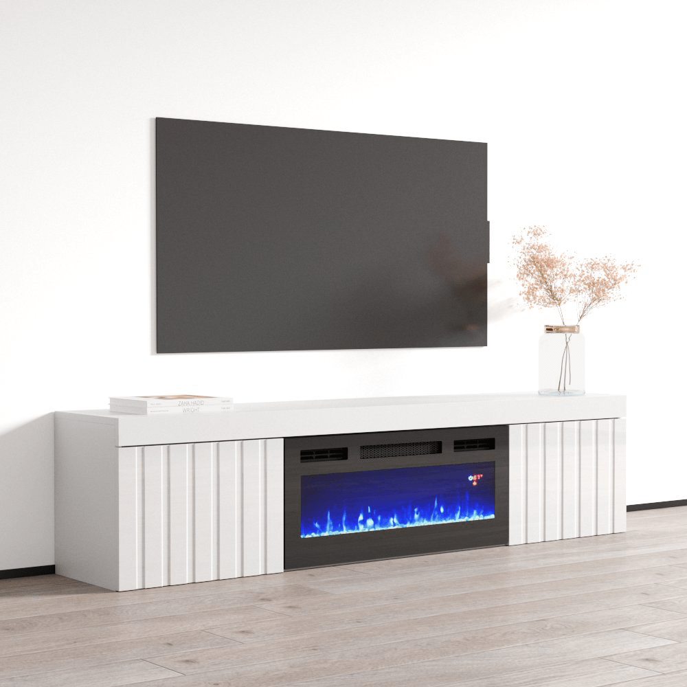 Knoxville BL-EF Floating Fireplace TV Stand