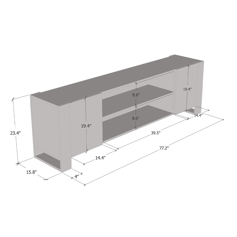 Woody EF TV Stand