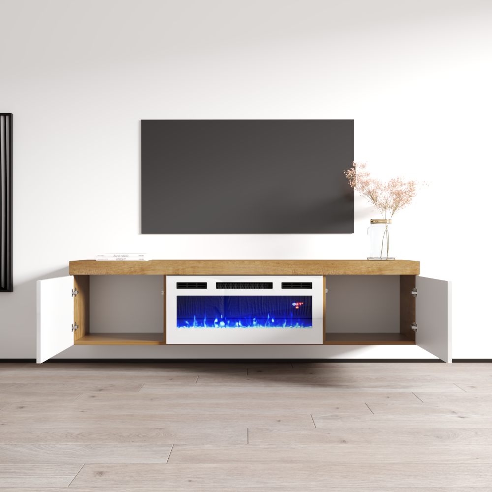 Knoxville WH-EF Floating Fireplace TV Stand