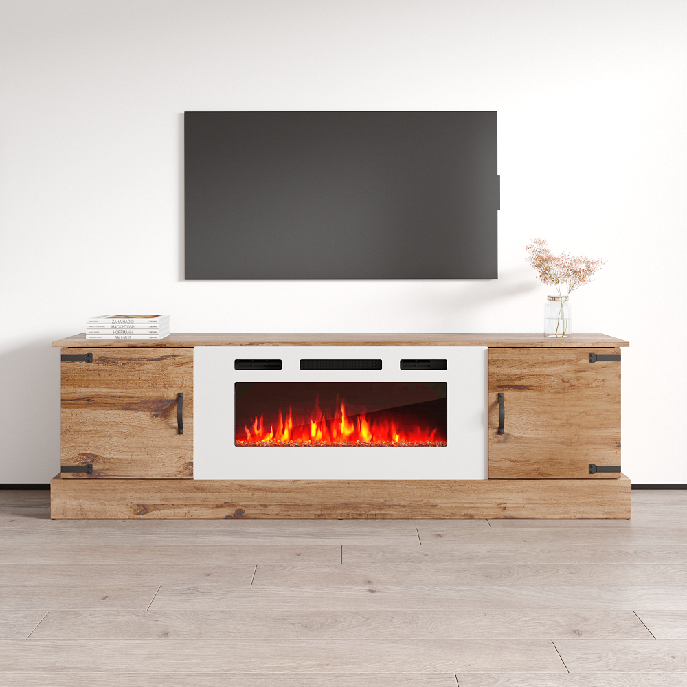 Carmen WH-EF Fireplace TV Stand