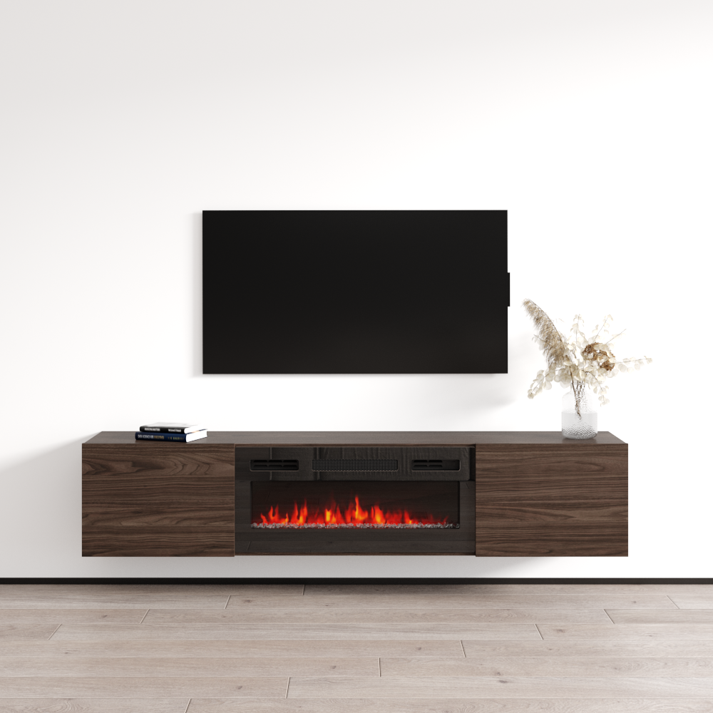 Baja BL-EF Floating Fireplace TV Stand