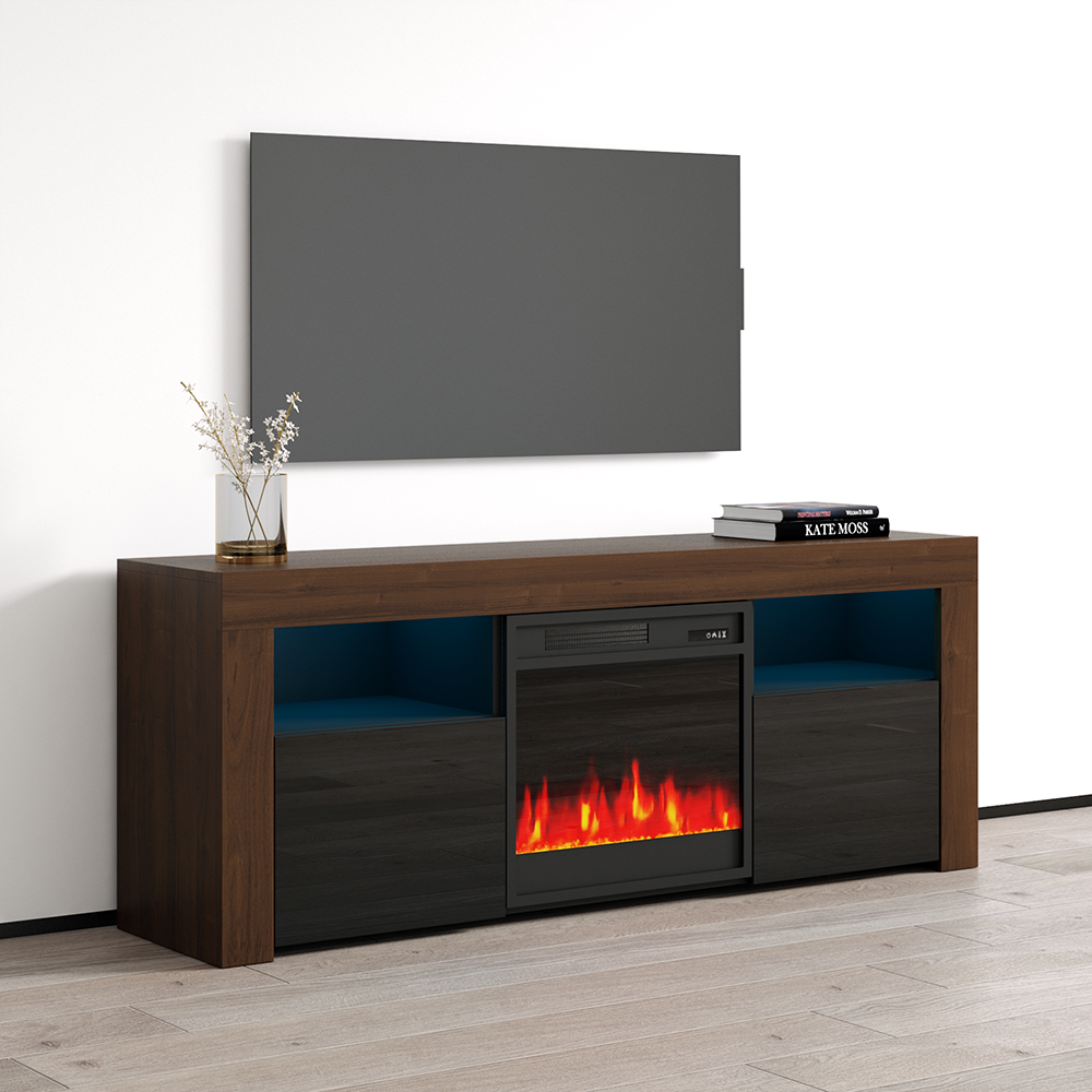 Milano 145EF Fireplace TV Stand