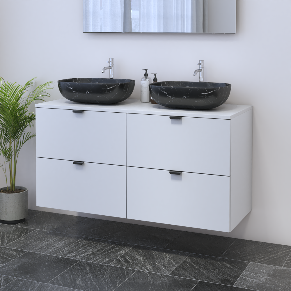 Ines 4S 120 Floating Bathroom Vanity