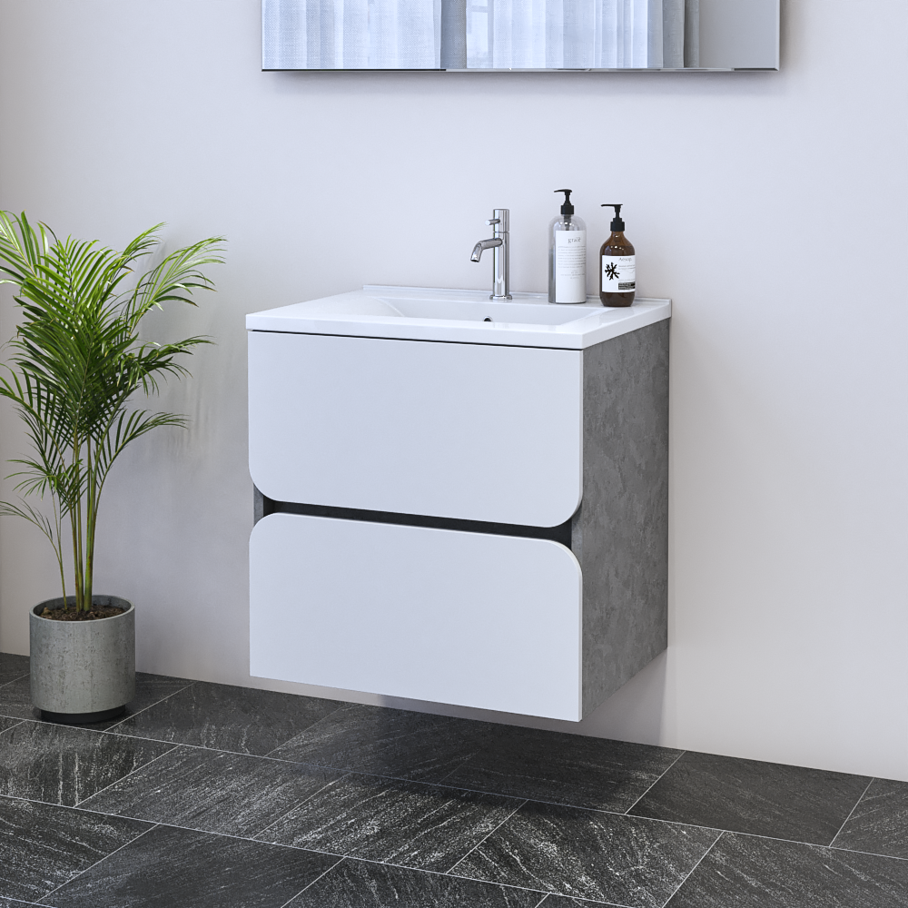 Azurro 2S 60 Floating Bathroom Vanity