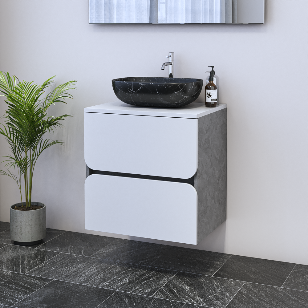 Azurro 2S 60 Floating Bathroom Vanity