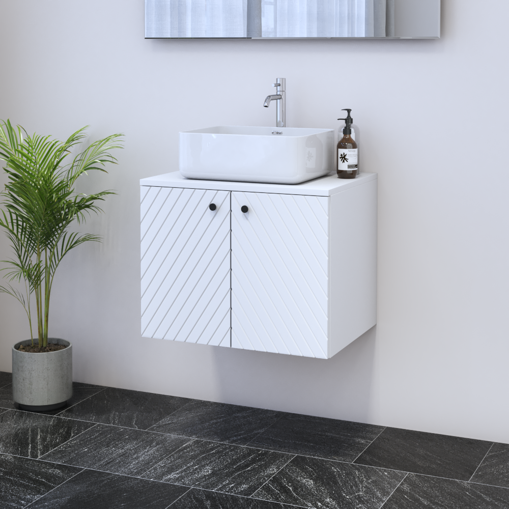 Avela 2D 60 Floating Bathroom Vanity