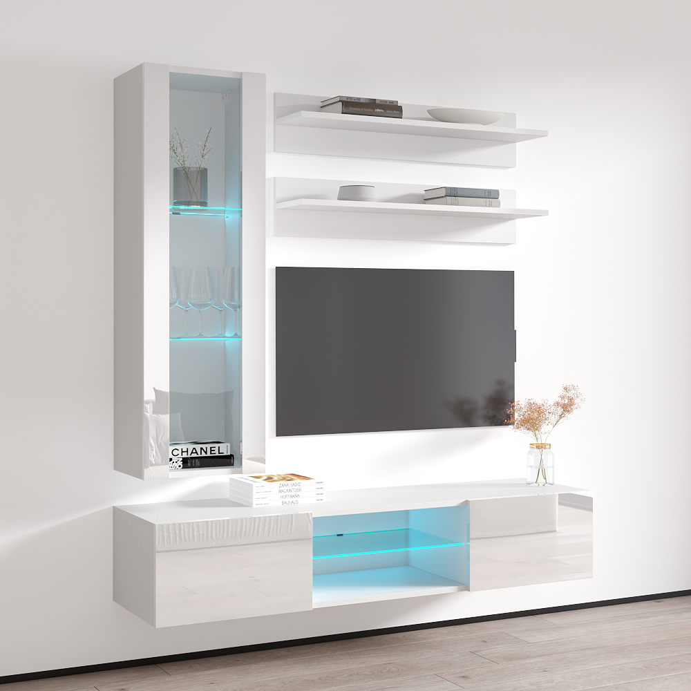 Fly H 33TV Floating Entertainment Center