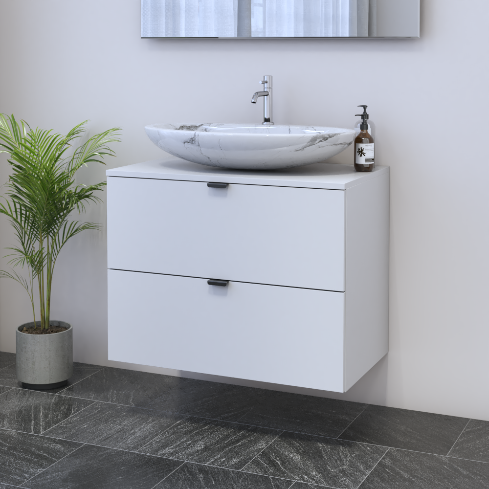 Ines 2S 80 Floating Bathroom Vanity