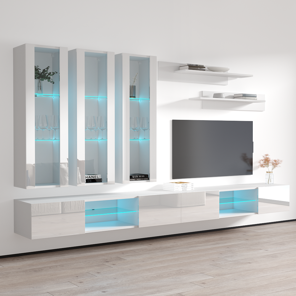 Fly E 33TV Floating Entertainment Center