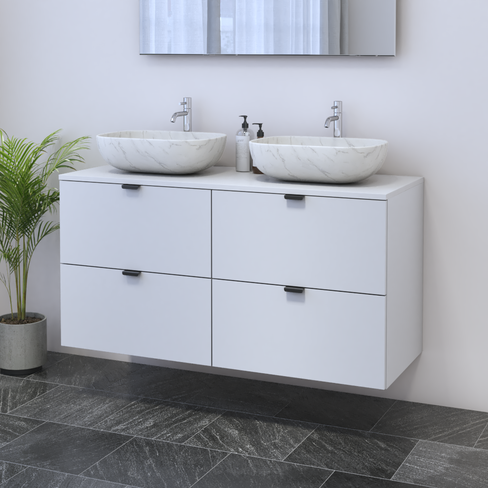 Ines 4S 120 Floating Bathroom Vanity