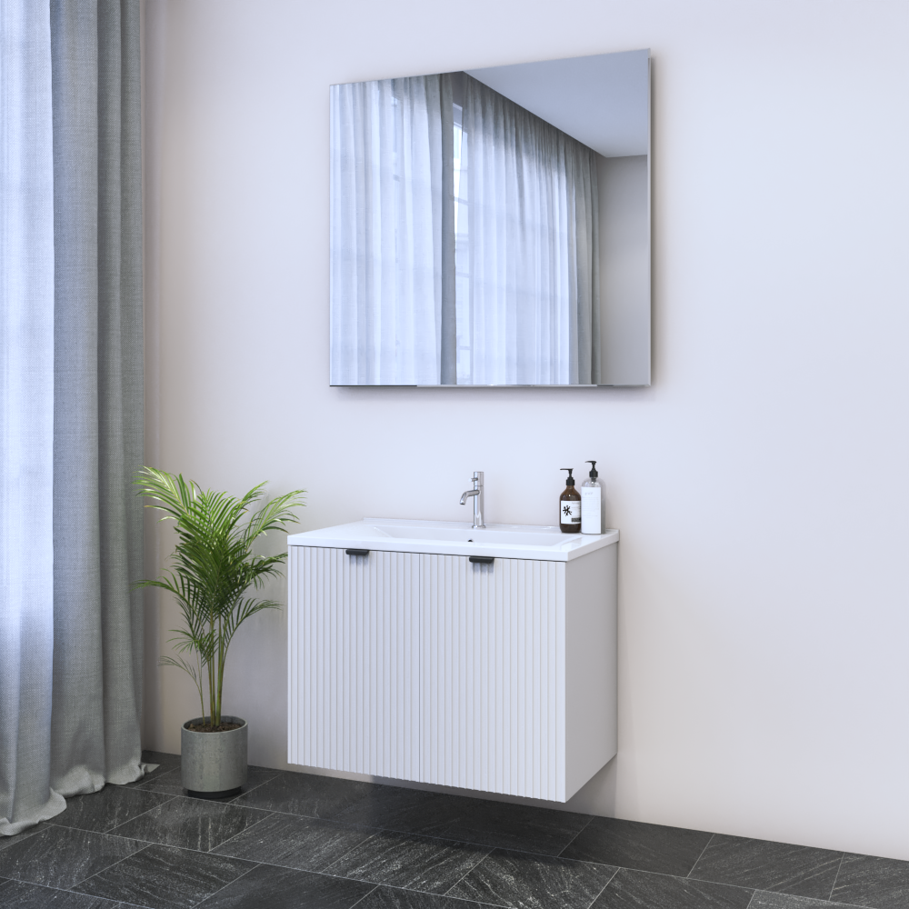 Nicole 2D 80 Floating Bathroom Vanity