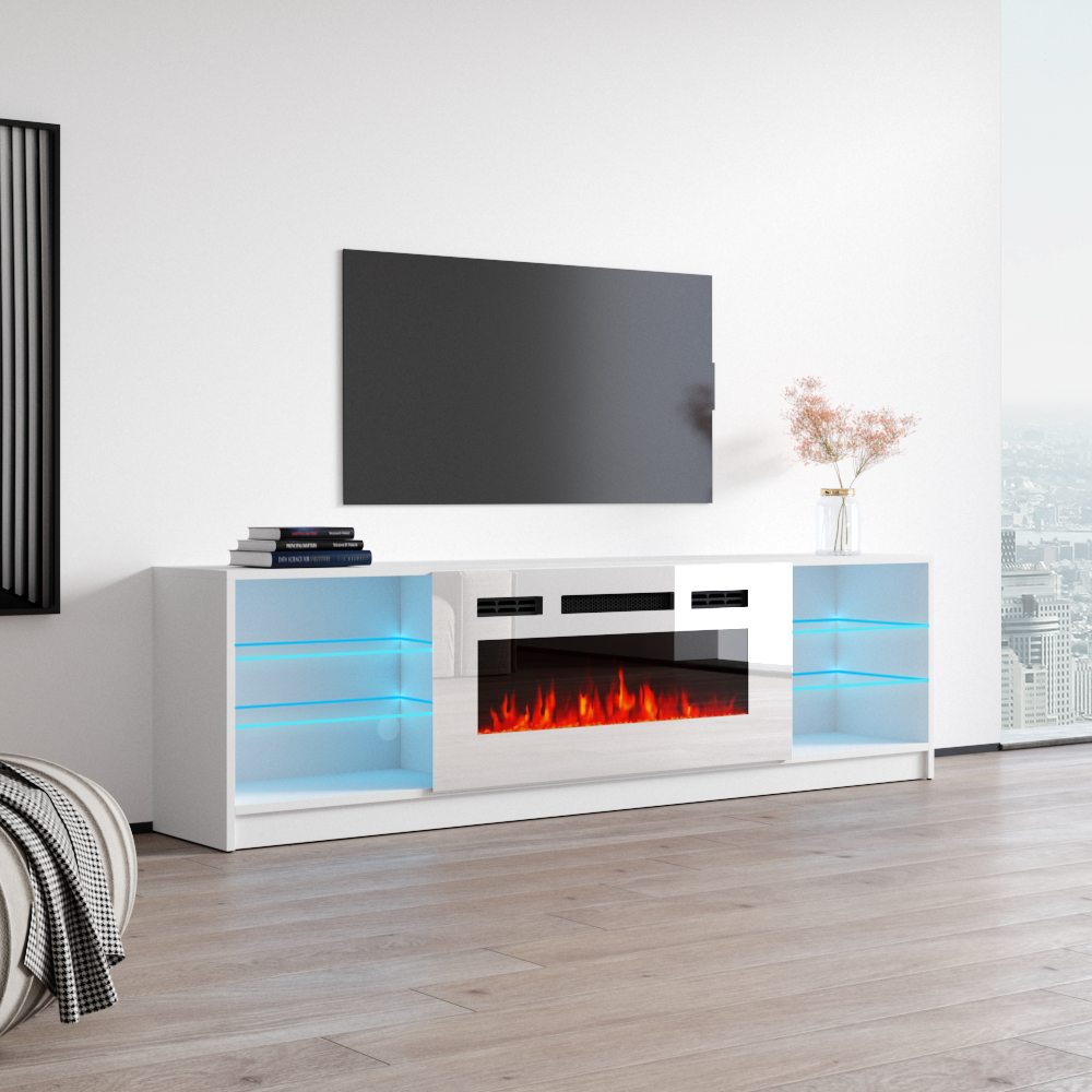 Boston WH01 Fireplace TV Stand