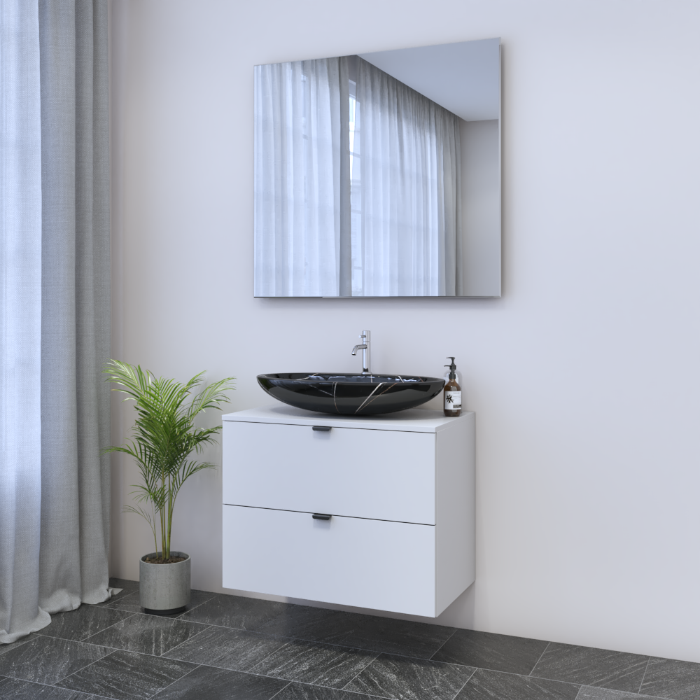 Ines 2S 80 Floating Bathroom Vanity