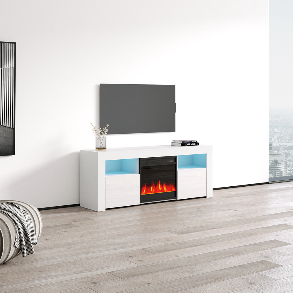 Milano 145EF Fireplace TV Stand