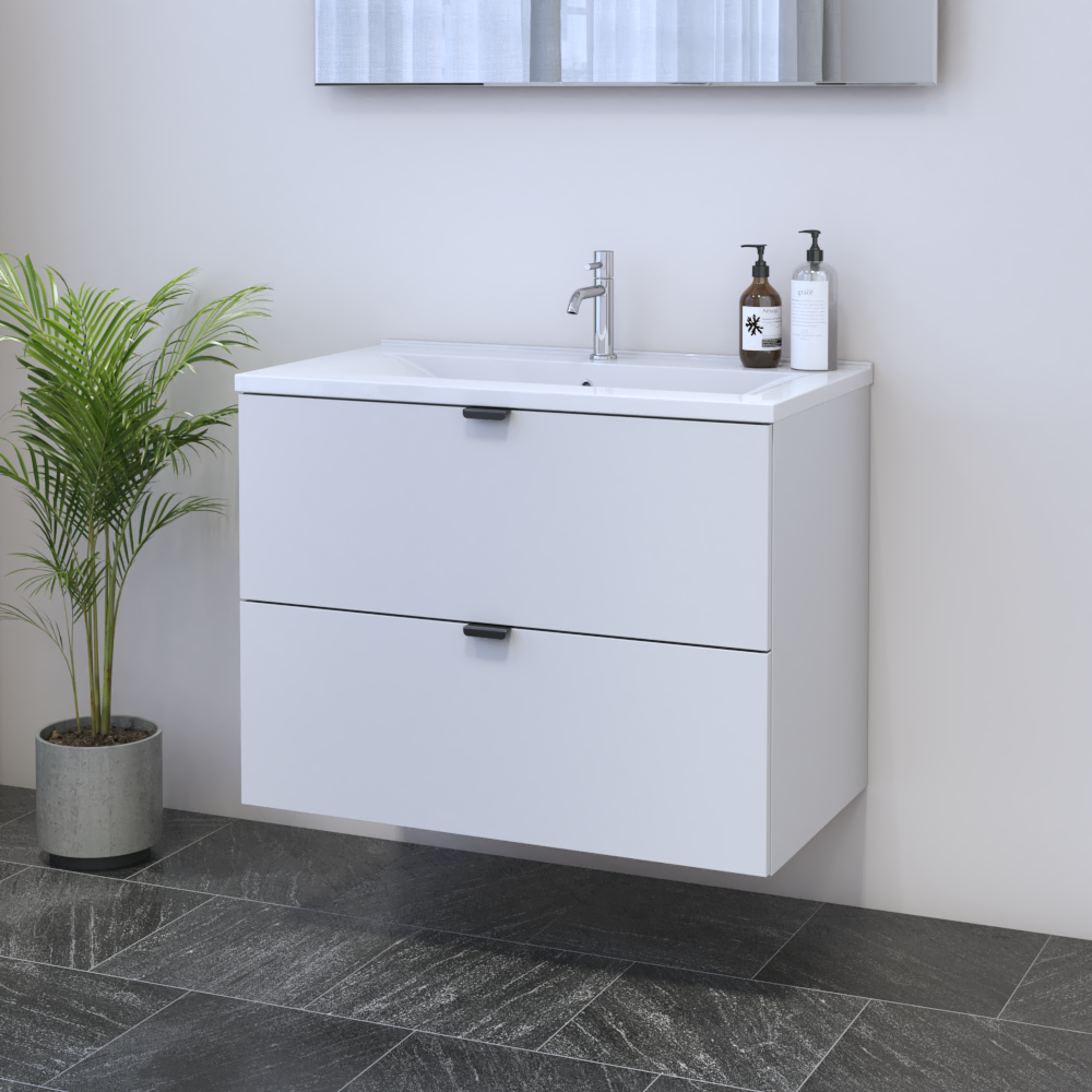 Ines 2S 80 Floating Bathroom Vanity