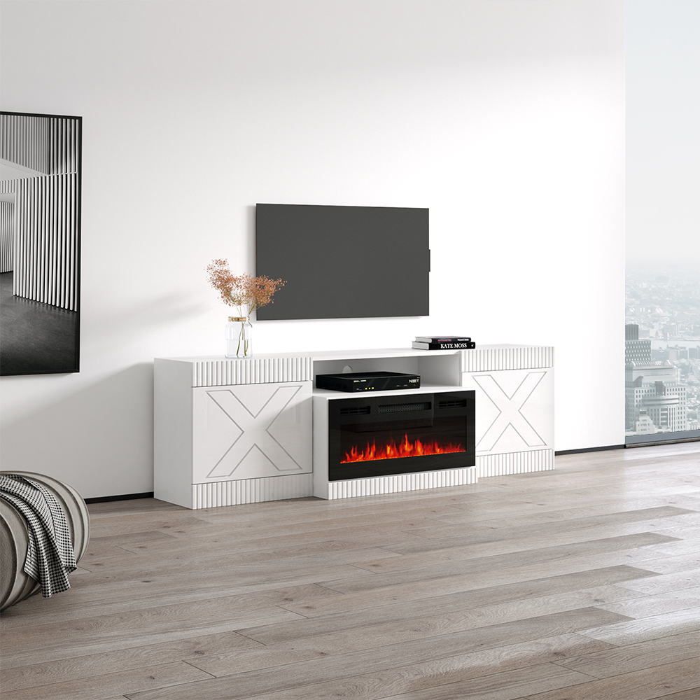 Excelente BL-01 Fireplace TV Stand